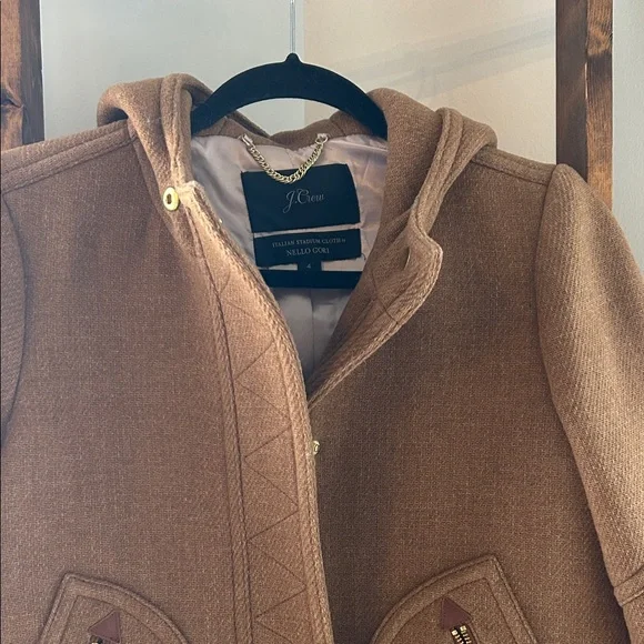 J. Crew Italian Stadium Cloth Wool Coat - Picture 8 of 11